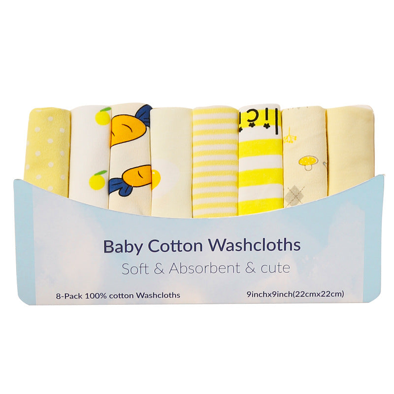 Wholesale Baby Cotton Squares 8 Pack Baby Supplies